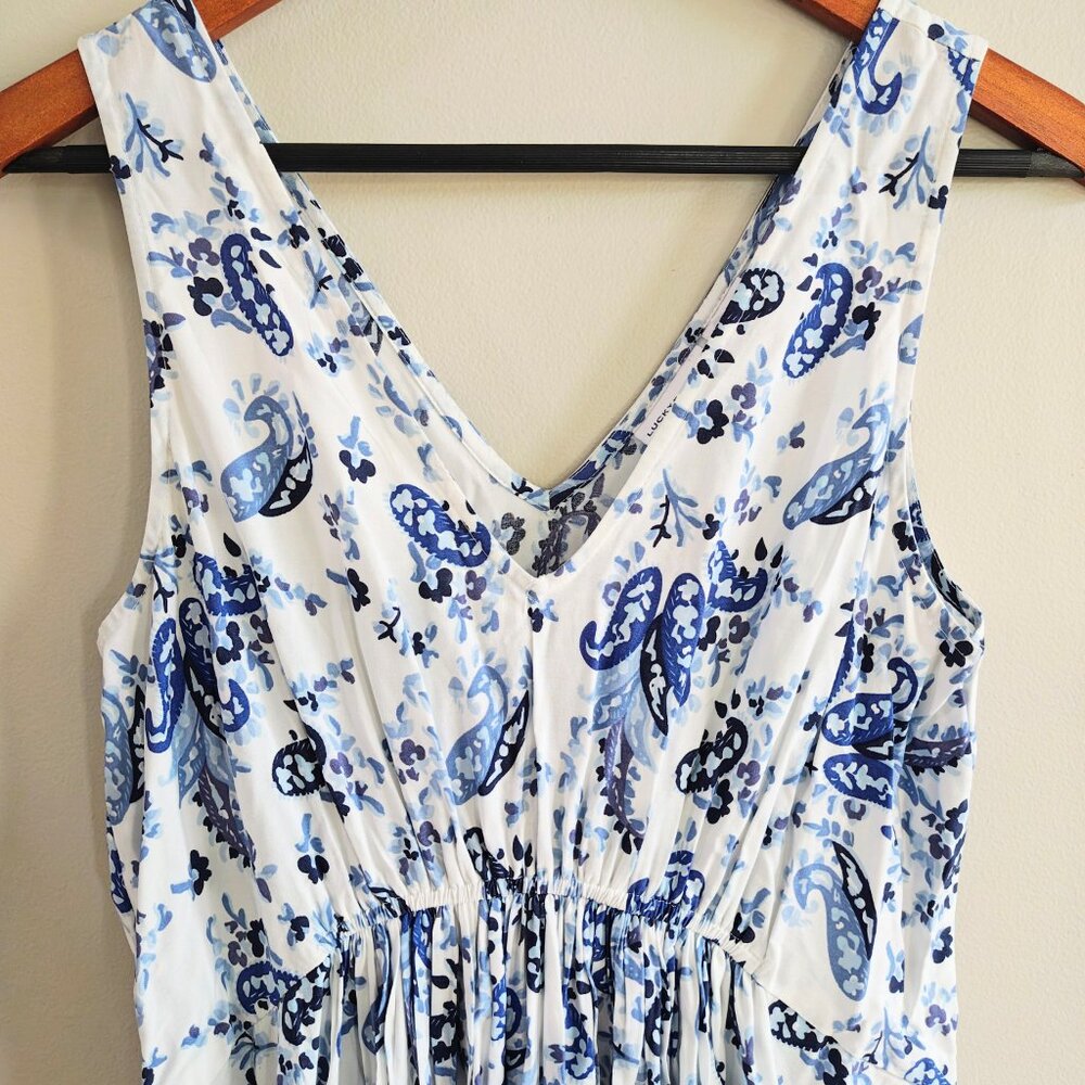 LUCKY BRAND Border Print Maxi Dress - Picture 6 of 8